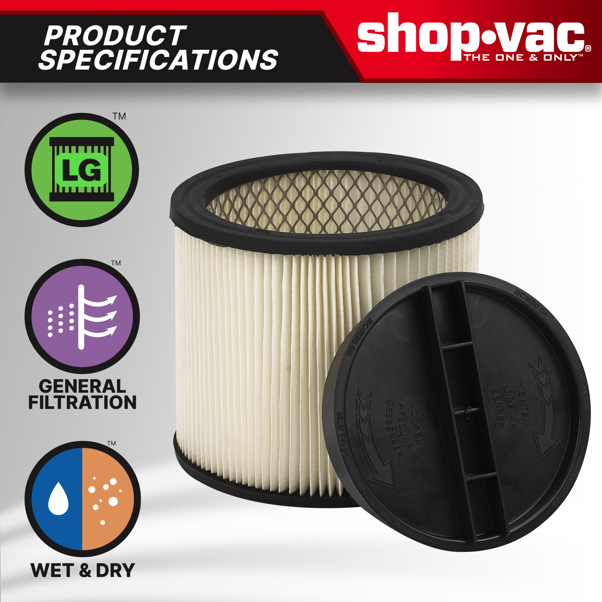 Shop-Vac® Cartridge Filter - 9030433